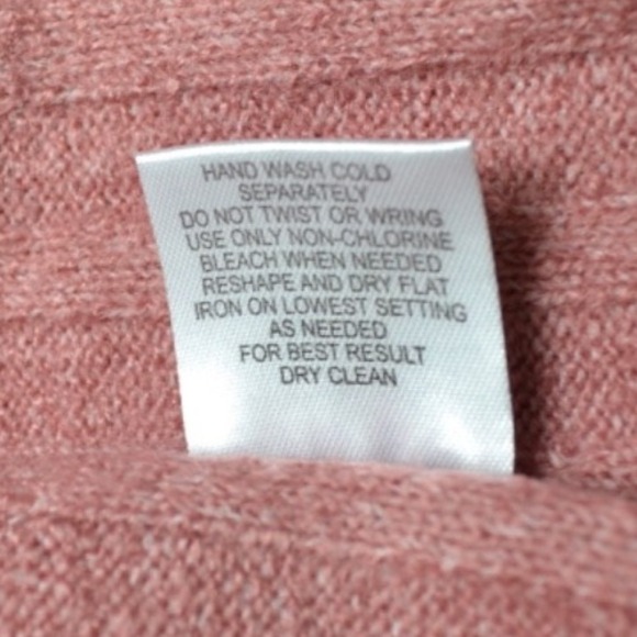 Theo & Spence Size M  Women's Open Front Cardigan with‎ Pockets Dusty Rose - Picture 6 of 9